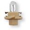 Kunststoffsockellampe 12V 1,5W beige Sockel BX 8,4d